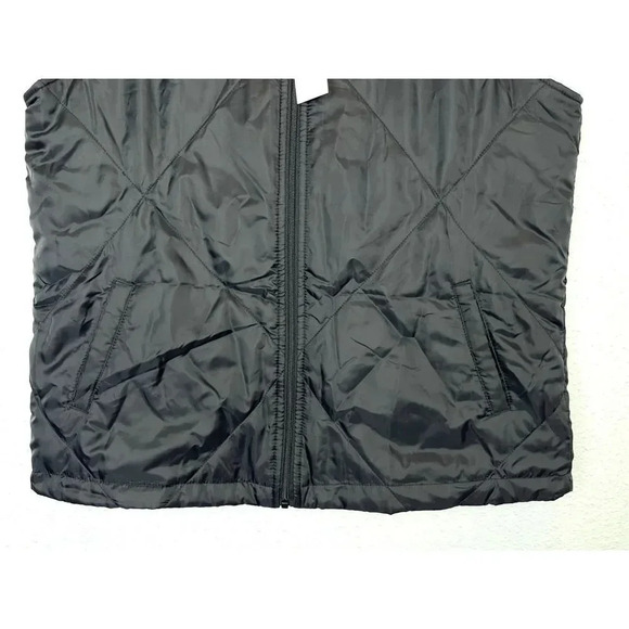 Socialite Quilted Puffer Full Zip Vest Size Small/Medium Black Lightweight NWT - Picture 4 of 8